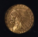 1929 $2.50 INDIAN GOLD BU