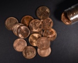 BU ROLL OF 1909 VDB LINCOLN CENTS