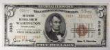 1929 $5 TY2 NATIONAL CURRENCY NICE XF