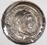218-222 AD SILVER DENARIUS CH.AU