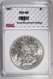 1887 MORGAN DOLLAR RNG SUPERB GEM