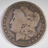 1893-O MORGAN DOLLAR VG