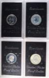 1971-1974 Proof Eisenhower Silver Dollars