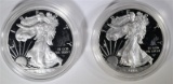 2-2016 PROOF AMERICAN SILVER EAGLES IN CAPS