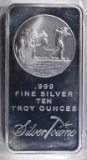 TEN OUNCE .999 SILVER BAR