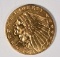 1913 $2.5 GOLD INDIAN CH BU