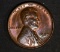 1927-S LINCOLN CENT, CH BU RB