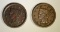 1849 & 1850 LARGE CENTS, VF