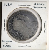 1689 ½ CROWN WILLIAM & MARY