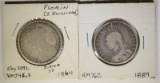1864 & 89 G. BRITAIN FLORIN