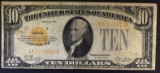 1928 $10.00 GOLD CERTIFICATE, VF