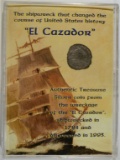 1780's SILVER HALF-REAL CAZADOR SPANISH ARMADA