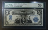 1899 $2 SILVER CERTIFICATE PMG 30