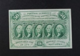 1862 50 CENTS FRACTIONAL CURRENCY 1ST ISSUE