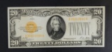 1928 $20 GOLD CERT CH.AU/CU