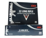 2 boxes of 300 rounds of CCI 22LR