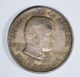 1922 GRANT COMMEM. HALF DOLLAR, AU