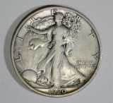 1920 WALKING LIBERTY HALF DOLLAR, AU/BU