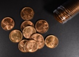 1947-S BU LINCOLN CENT ROLL