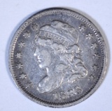 1833 CAPPED BUST HALF DIME, VF