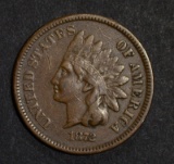 1872 INDIAN CENT XF