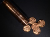 1945 BU LINCOLN CENT ROLL