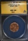 1959-D/D/D LINCOLN CENT ANACS MS 64 RED