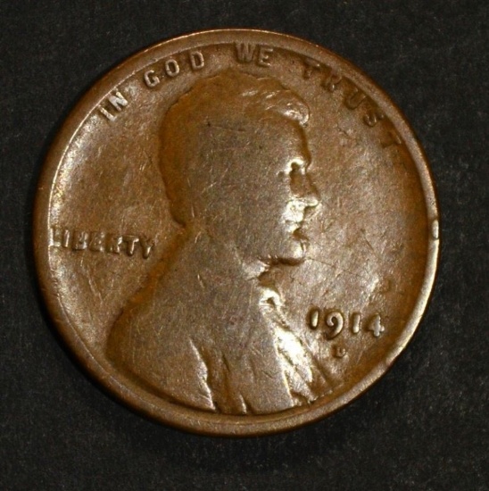 1914-D LINCOLN CENT G +