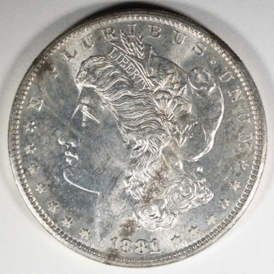 1881-S MORGAN DOLLAR CHOICE BU