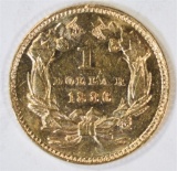 1886 GOLD $1  GEM BU