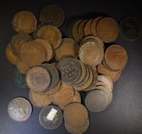 50 MIXED DATE CANADIAN LARGE CENTS