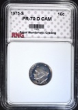1975-S ROOSEVELT DIME RNG PERFECT GEM PROOF