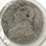 1826 CAPPED BUST HALF DOLLAR