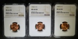 1944-S, 1946-S, 1948-S NGC MS66 RD