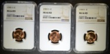 3 - 1955 S LINCOLN CENT NGC MS66 RD