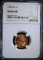 1949-D LINCOLN CENT NGC MS66 RD