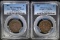 2-1847 LARGE CENTS: 1- N37 XF & 1- N41 VF