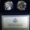 2001 American Buffalo Proof & Unc. Silver Dollars