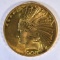 1908 $10.00 GOLD INDIAN  GEM BU++