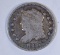 1835 CAPPED BUST HALF DIME  FINE