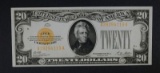 1928 $20 GOLD CERTIFICATE  CH.AU