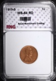 1919-S LINCOLN CENT RNG CH BU RD