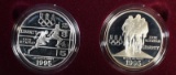 1995 Olympic Two-Coin Proof Set - Track & Cyclist