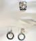 SET SS HONORA EARRINGS & RING, SIZE 9 FROM QVC