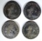 4-REPLICA 1797 BUST DOLLARS non silver