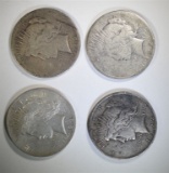 2-1922 & 2-1922-S PEACE SILVER DOLLARS