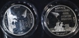 2-HONORING OUR ARMED FORCES .999 SILVER ROUNDS