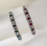 TACORI STERLING SILVER STACAKING RINGS SIZE 9