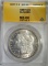 1887-S MORGAN DOLLAR, ANACS MS-60 cleaned