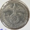 1936 A SILVER 5 MARKS NAZI GERMANY